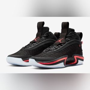 Nike Air Jordan XXXVI 36 basketball sneakers shoes mens size 11 black infrared